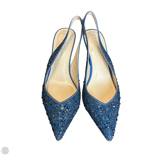 Shoes Heels Kitten By Betsey Johnson In Blue, Size: 7.5