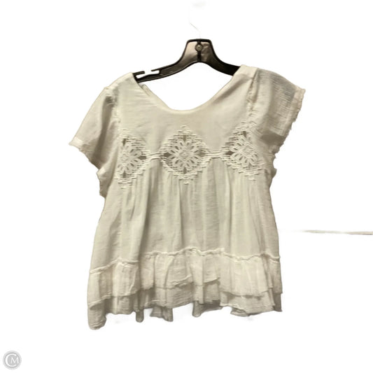 Top Short Sleeve By Altard State In White, Size: Xs