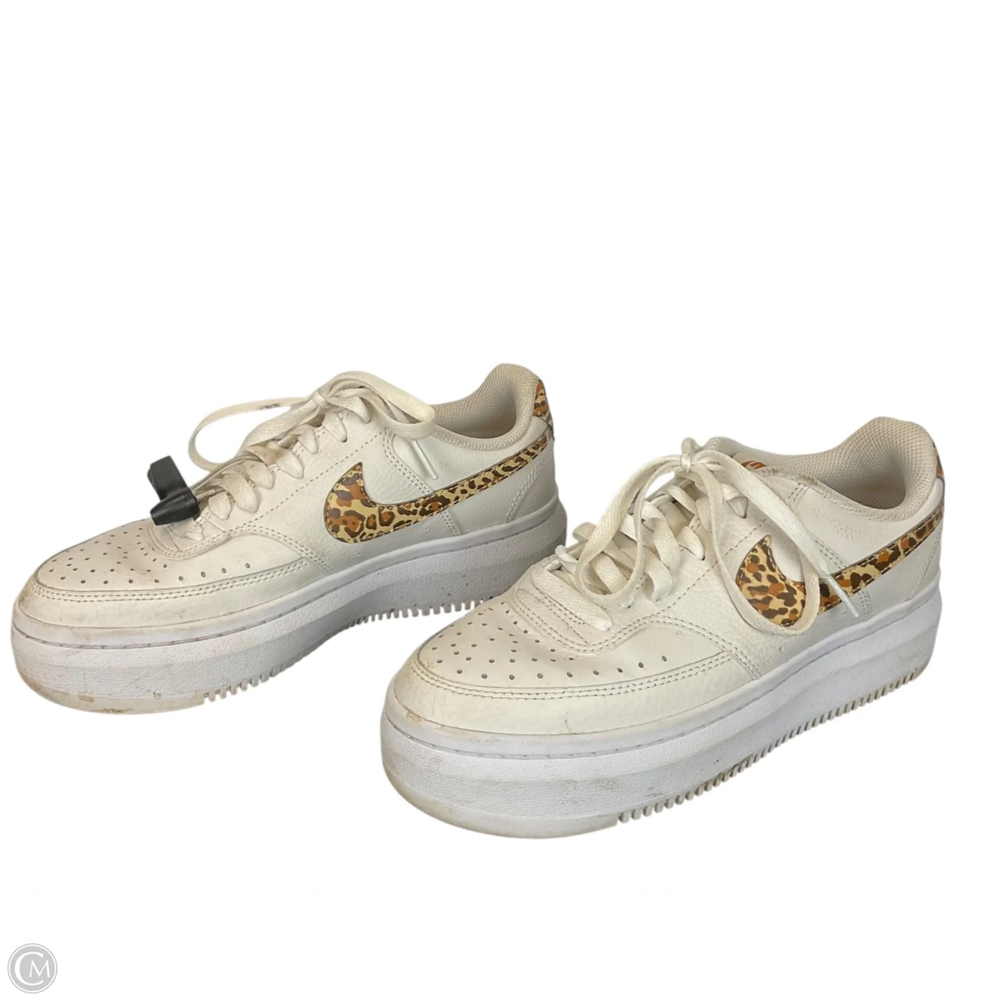 Shoes Athletic By Nike In White, Size: 9