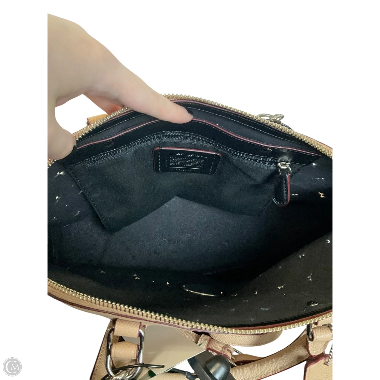 Handbag Designer By Coach, Size: Medium