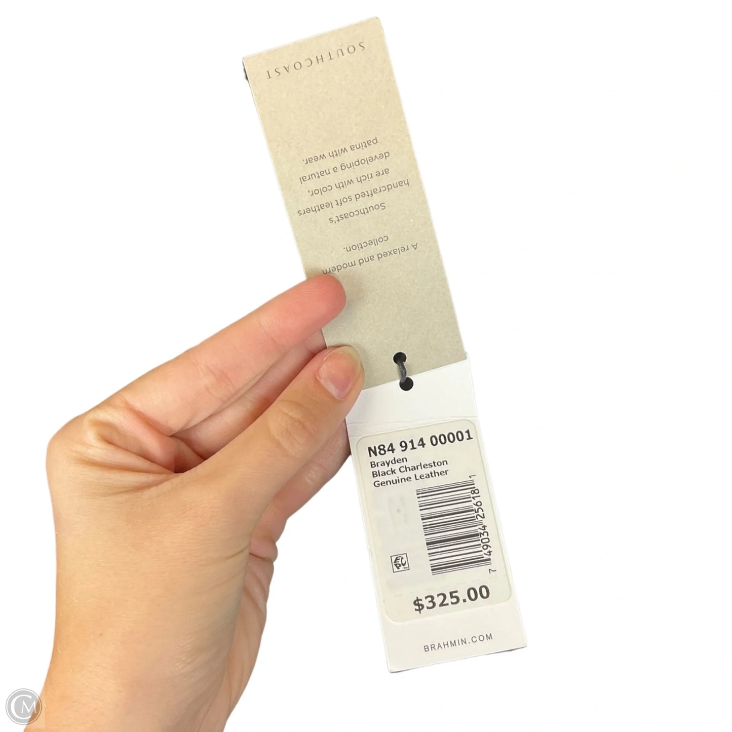 Handbag Designer By Brahmin, Size: Large