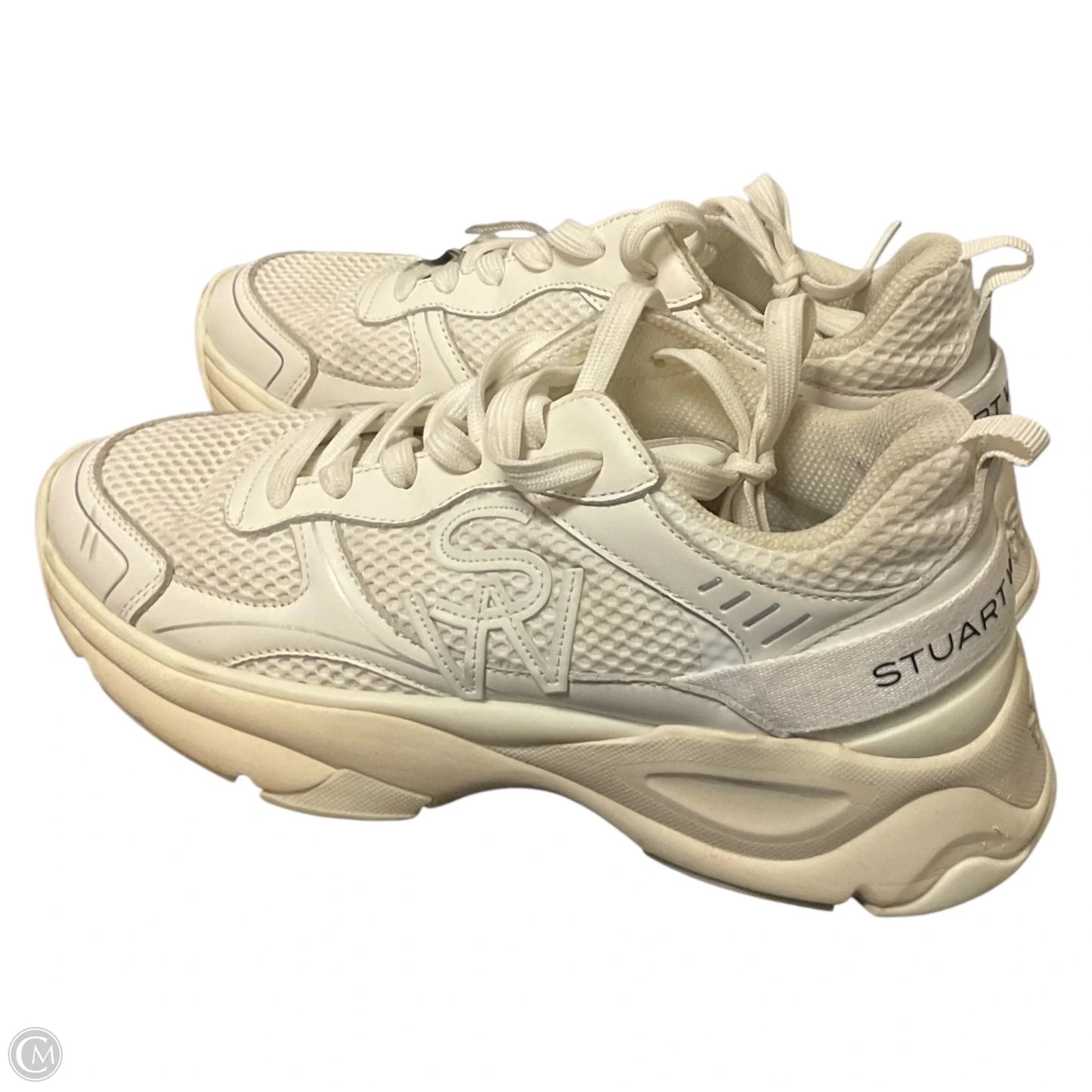 Shoes Designer By Stuart Weitzman In White, Size: 8