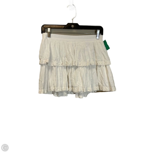 Skirt Mini & Short By Mi Ami In White, Size: M