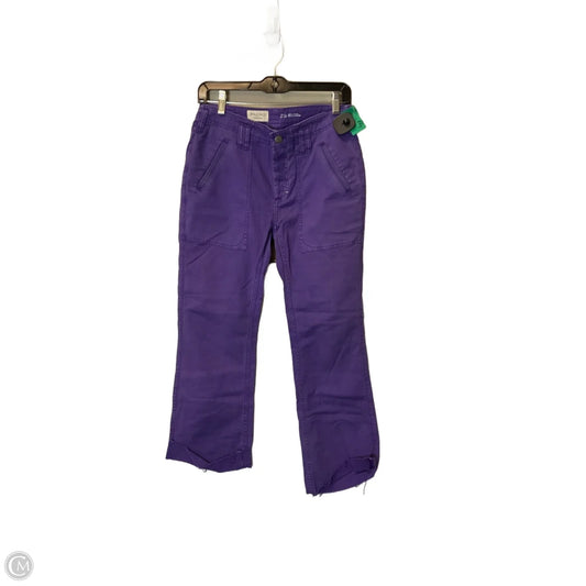 Jeans Straight By Pilcro In Purple Denim, Size: 2
