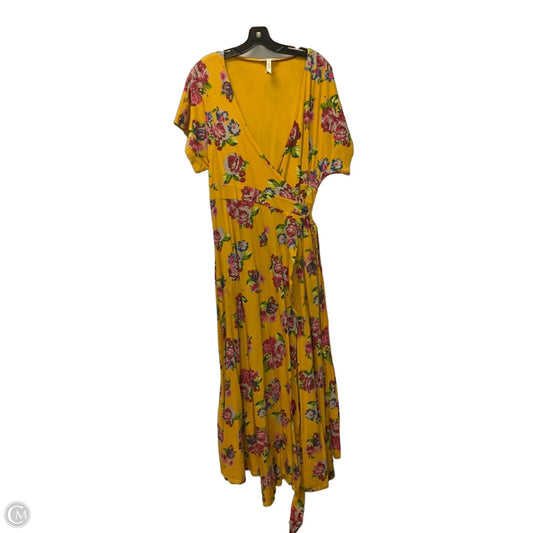 Dress Casual Maxi By Matilda Jane In Floral Print, Size: L