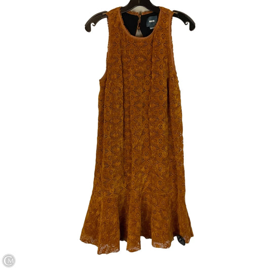 Dress Casual Midi By Maeve In Brown, Size: 10