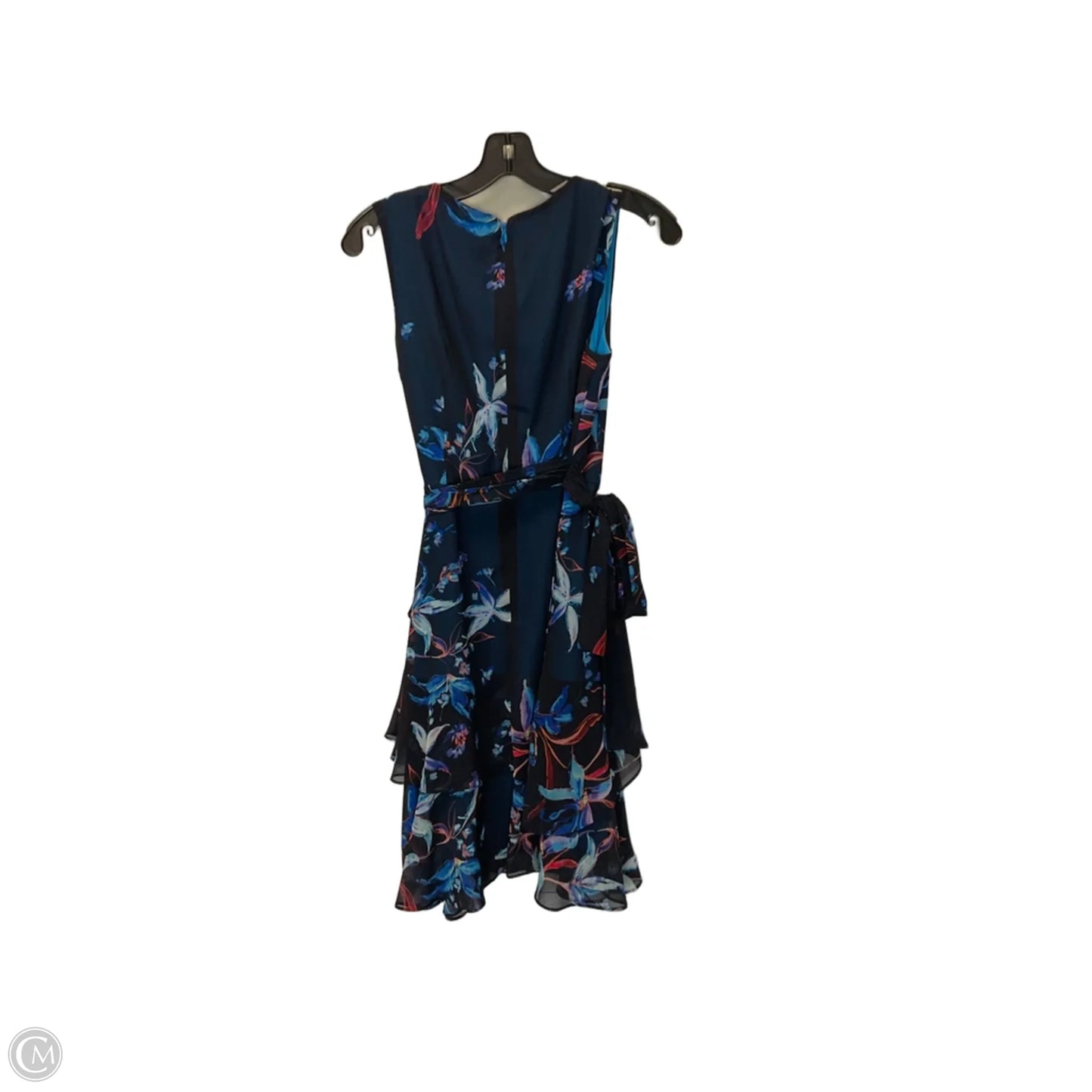Dress Casual Midi By Tahari In Floral Print, Size: 4