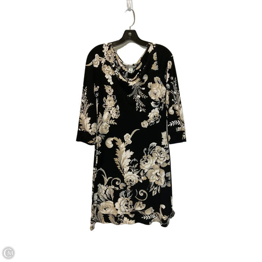 Dress Casual Midi By White House Black Market In Black, Size: Xs