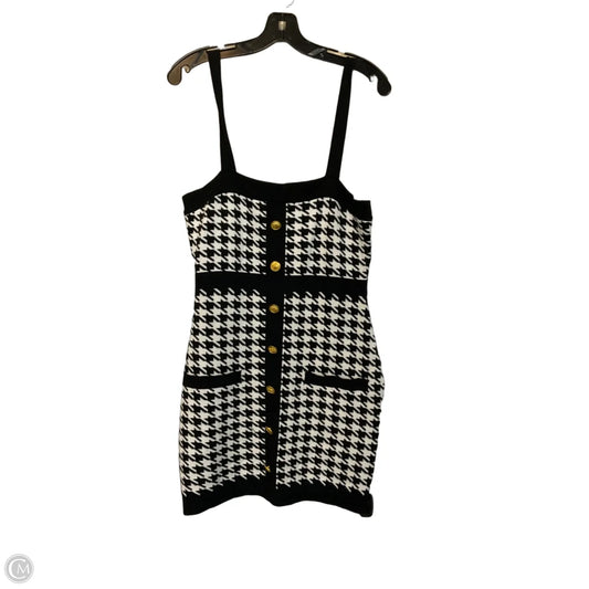 Dress Casual Short By Clothes Mentor In Black & White, Size: L