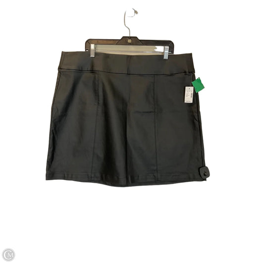 Skirt Mini & Short By Maurices In Black, Size: 20