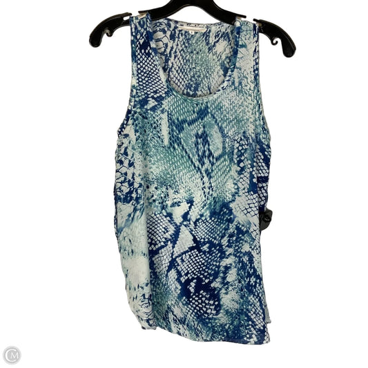 Top Sleeveless By Olivaceous In Snakeskin Print, Size: S