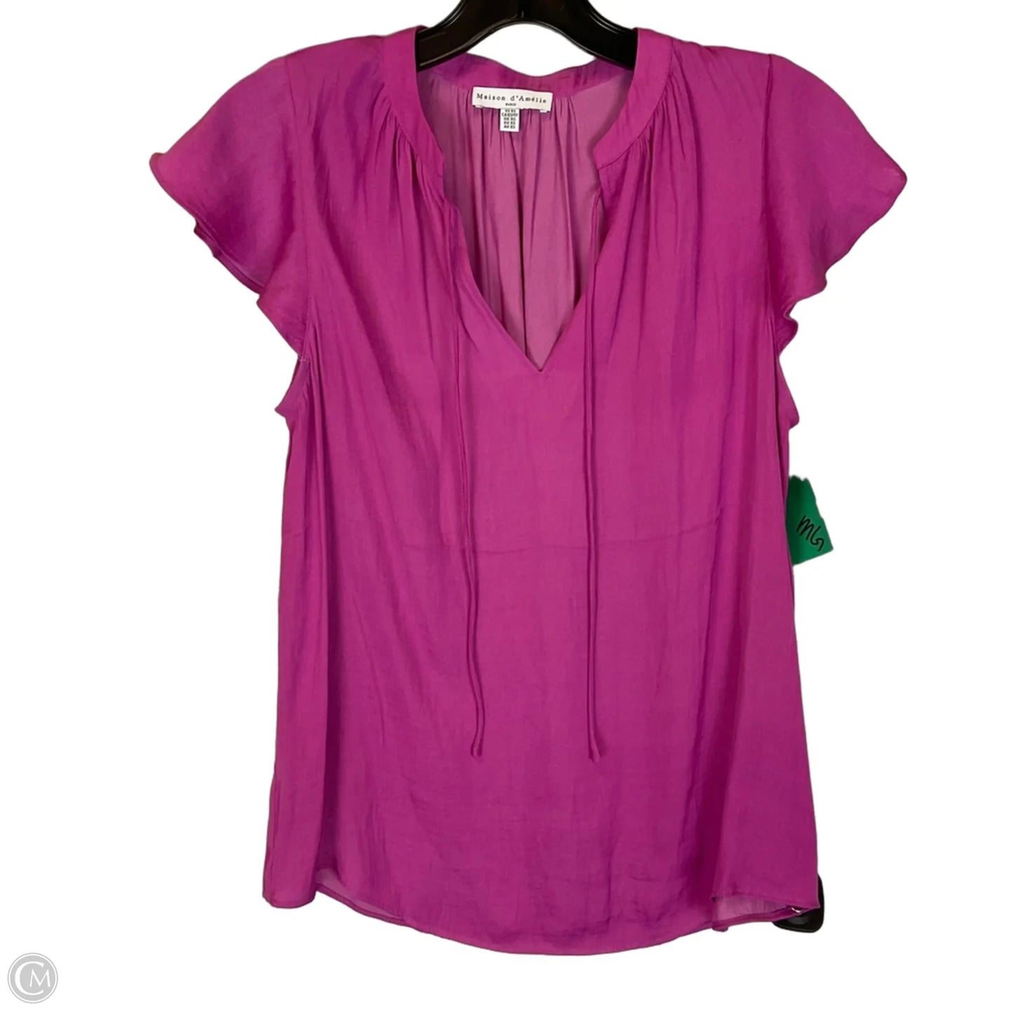 Top Sleeveless Basic By Maison Damelie In Pink, Size: Xs
