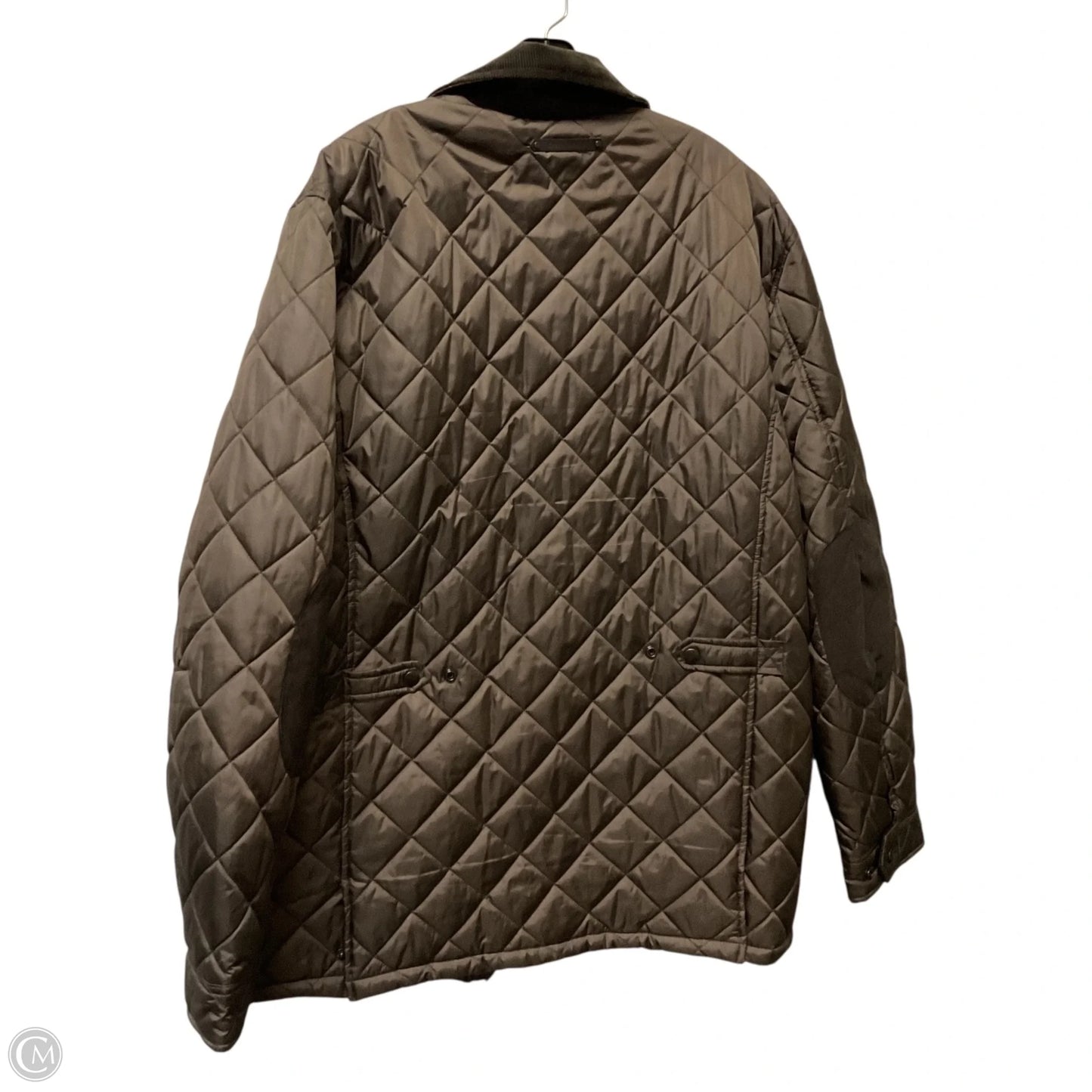 Jacket Puffer & Quilted By Cole-haan In Brown, Size: Xl