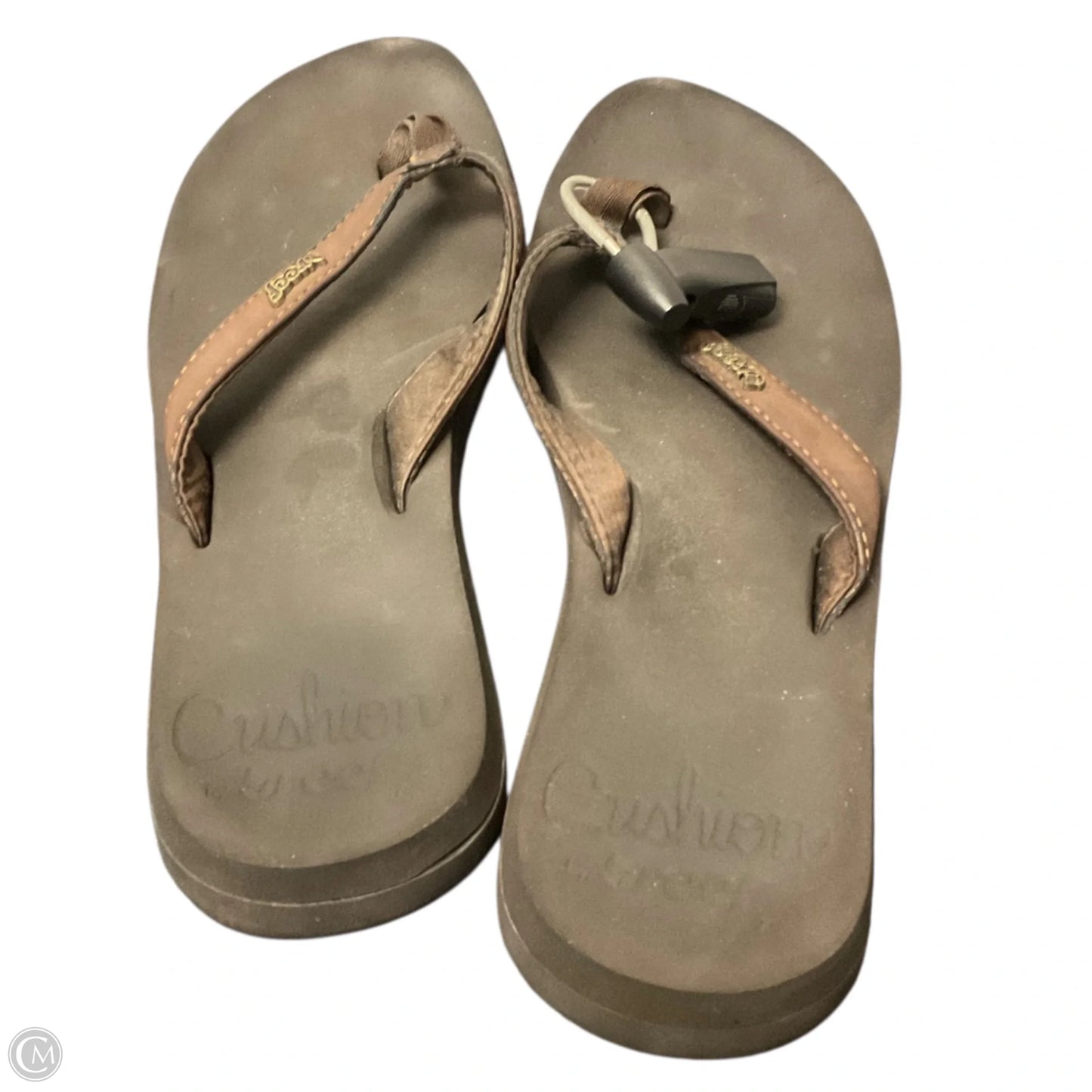 Sandals Flip Flops By Reef In Brown, Size: 7