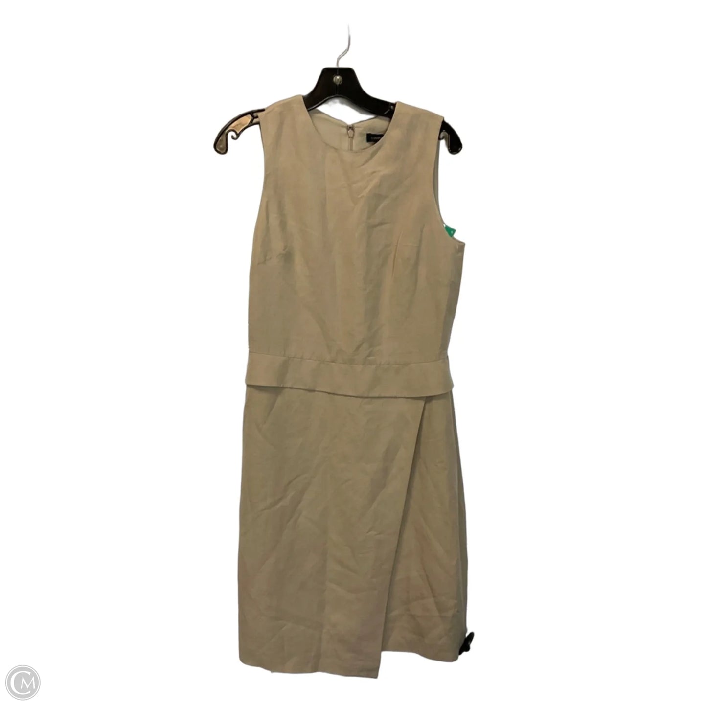 Dress Casual Midi By Banana Republic In Tan, Size: 4