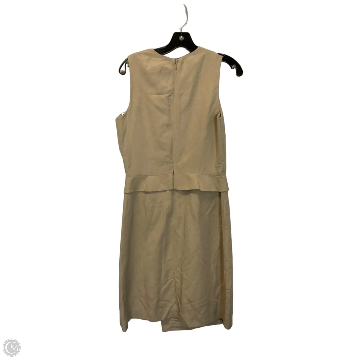 Dress Casual Midi By Banana Republic In Tan, Size: 4