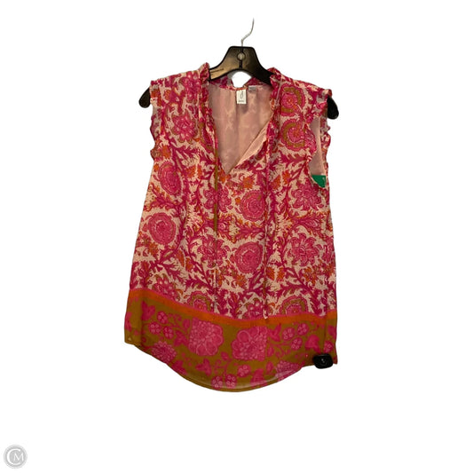 Top Sleeveless By Joie In Pink, Size: Xs