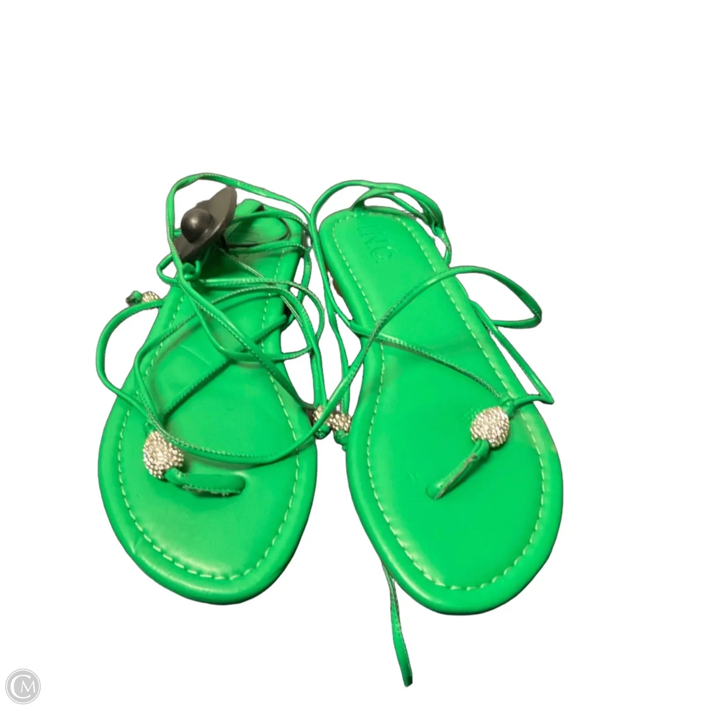 Sandals Flats By Inc In Green, Size: 6
