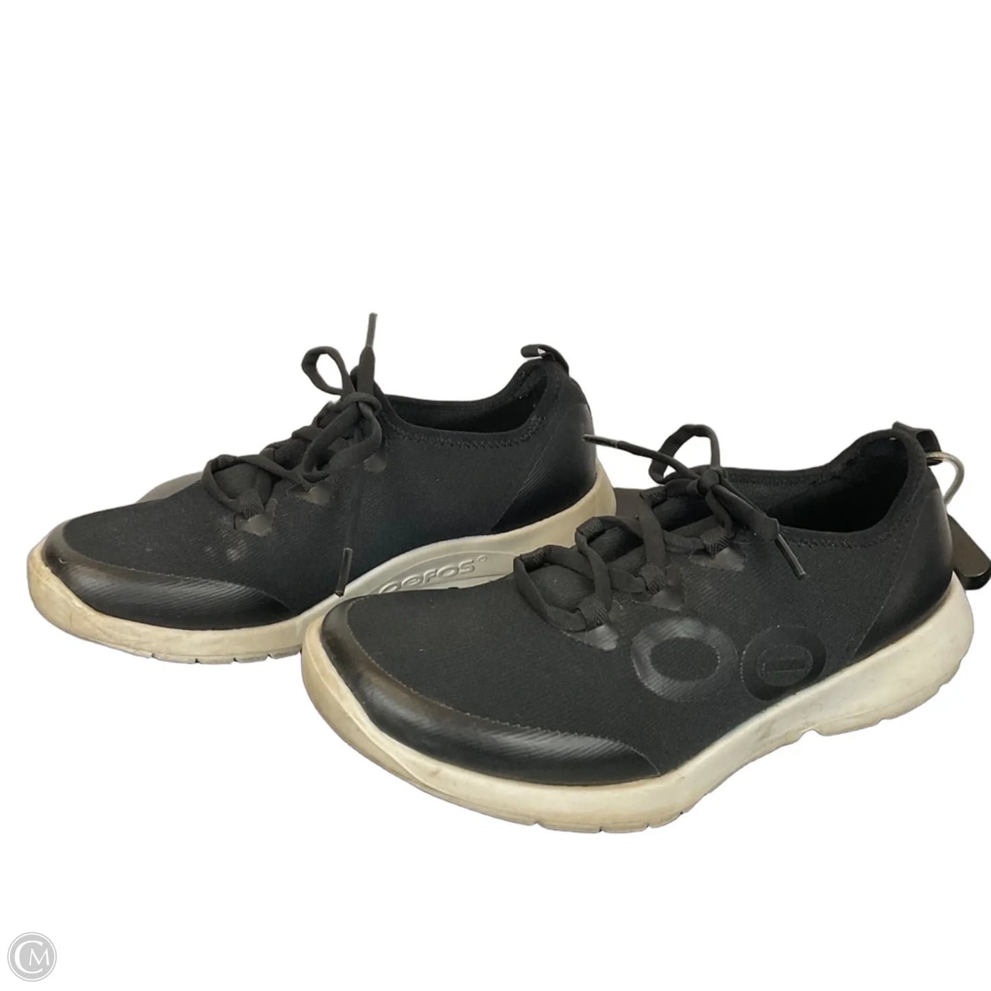 Shoes Sneakers By Oofos In Black, Size: 8
