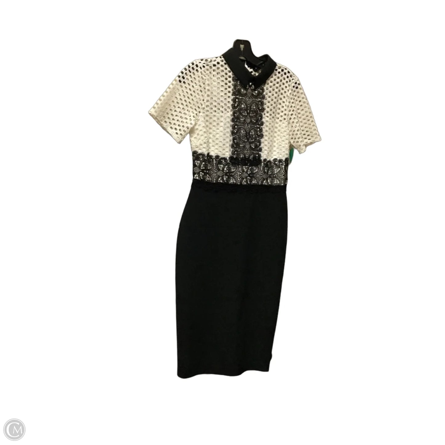 Dress Work By Zara In Black & White, Size: S