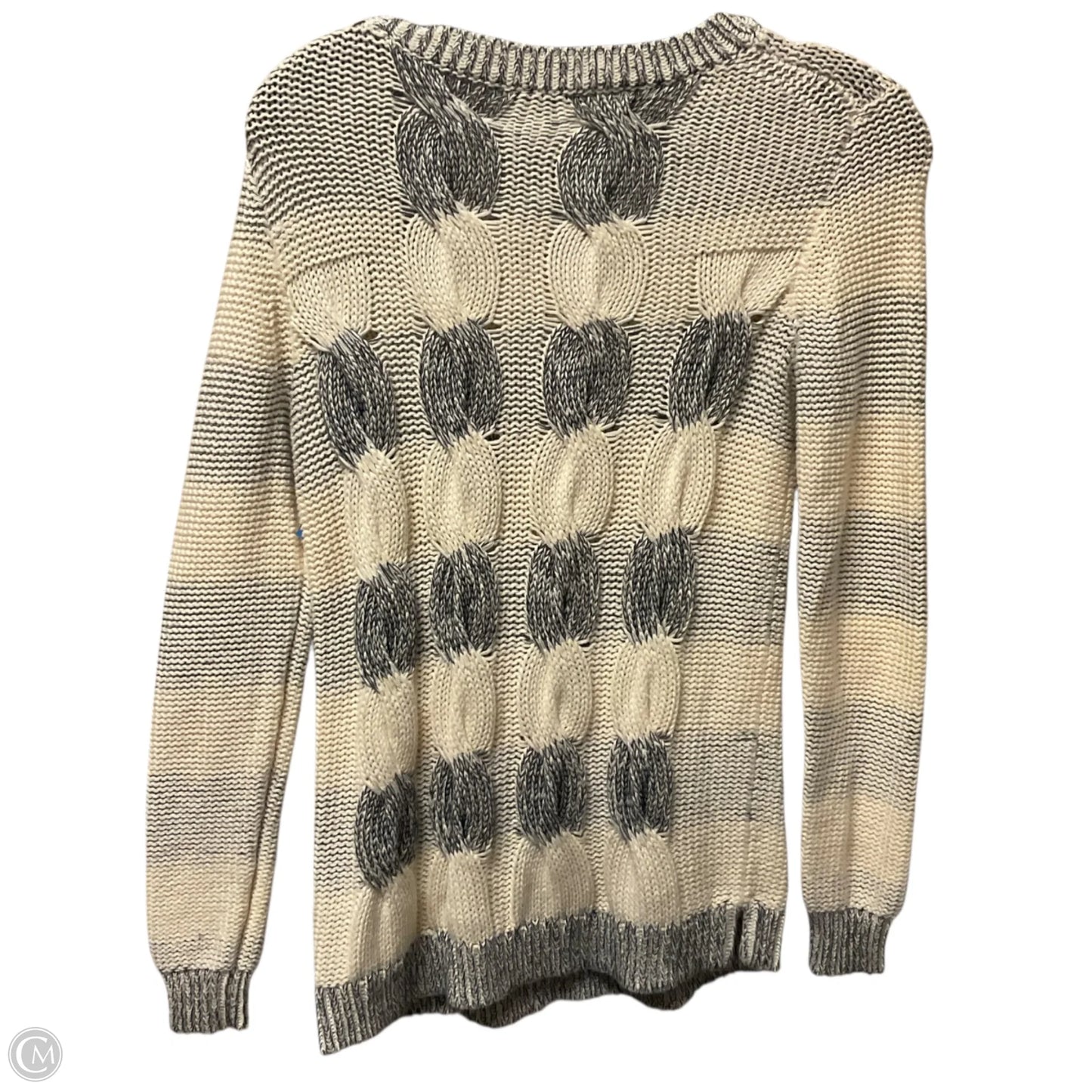 Sweater By J. Crew In Blue & White, Size: Xxs