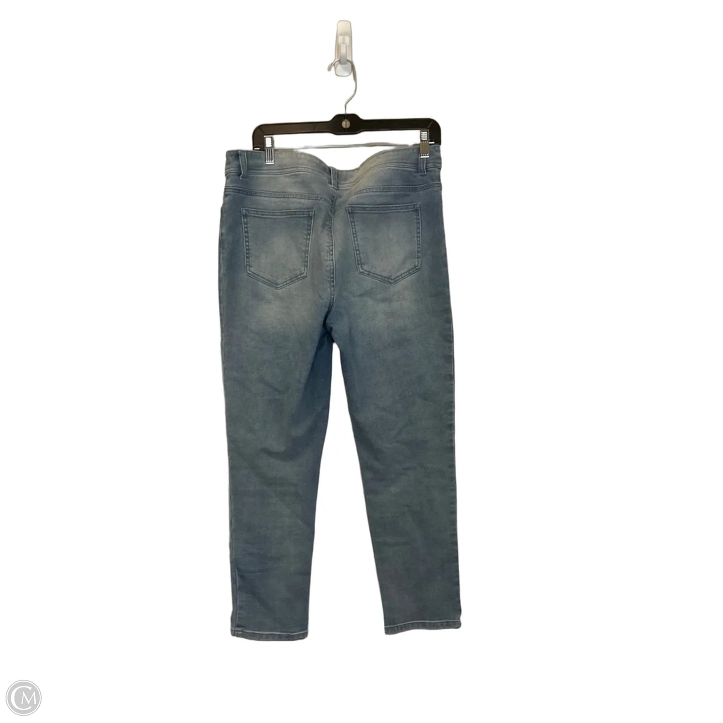 Jeans Straight By Chicos In Blue Denim, Size: 6