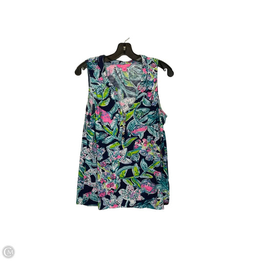 Top Sleeveless Designer By Lilly Pulitzer In Multi-colored, Size: M