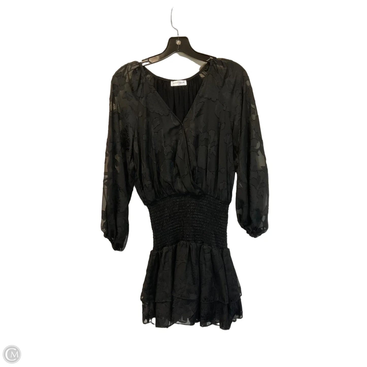 Dress Casual Short By Vestique In Black, Size: S