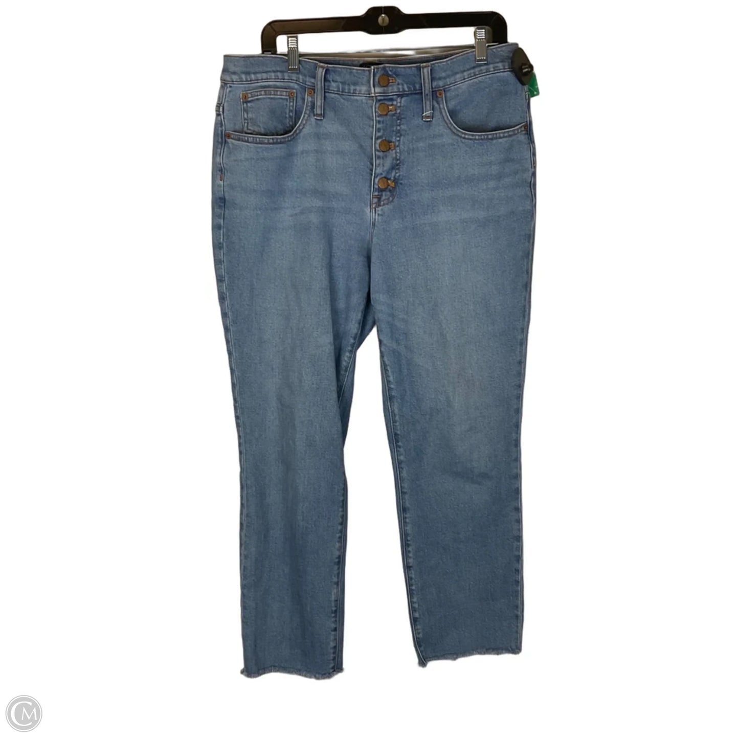 Jeans Straight By J. Crew In Blue Denim, Size: 10 (31)