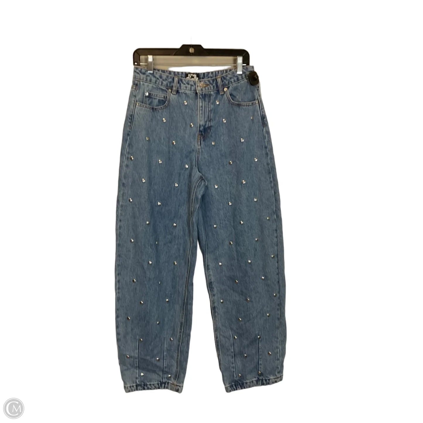 Jeans Wide Leg By Future Collective In Blue Denim, Size: 4