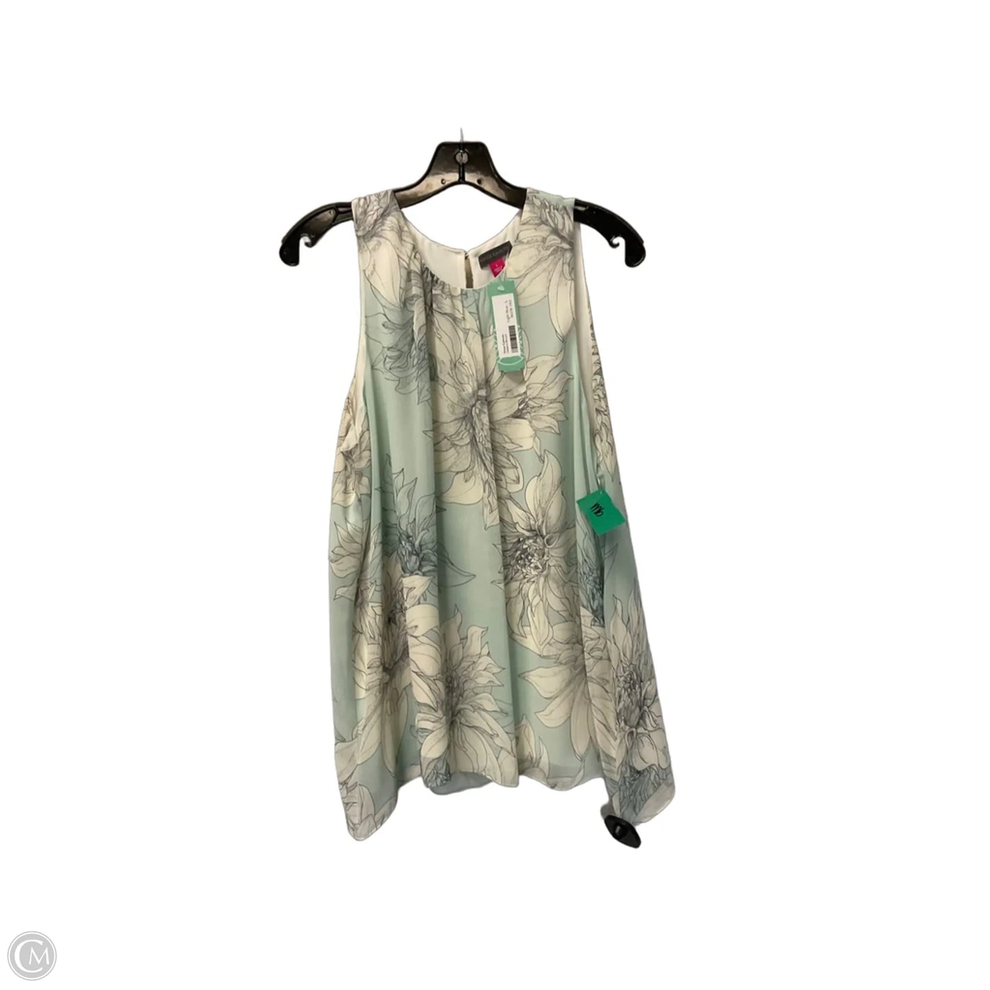 Top Sleeveless By Vince Camuto In Blue, Size: L