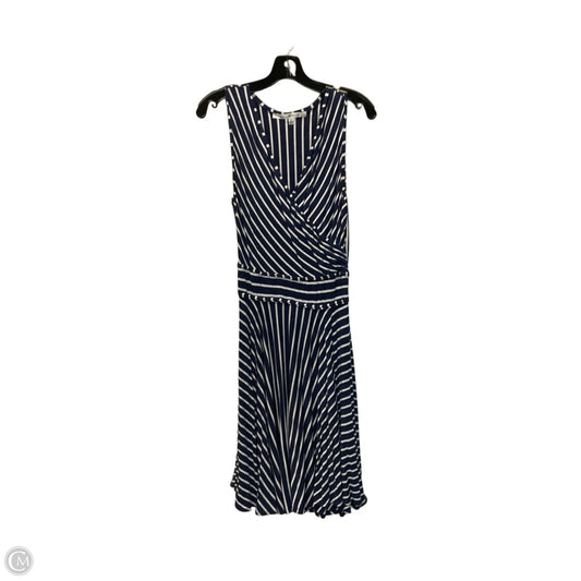 Dress Casual Midi By Max Studio In Striped Pattern, Size: L