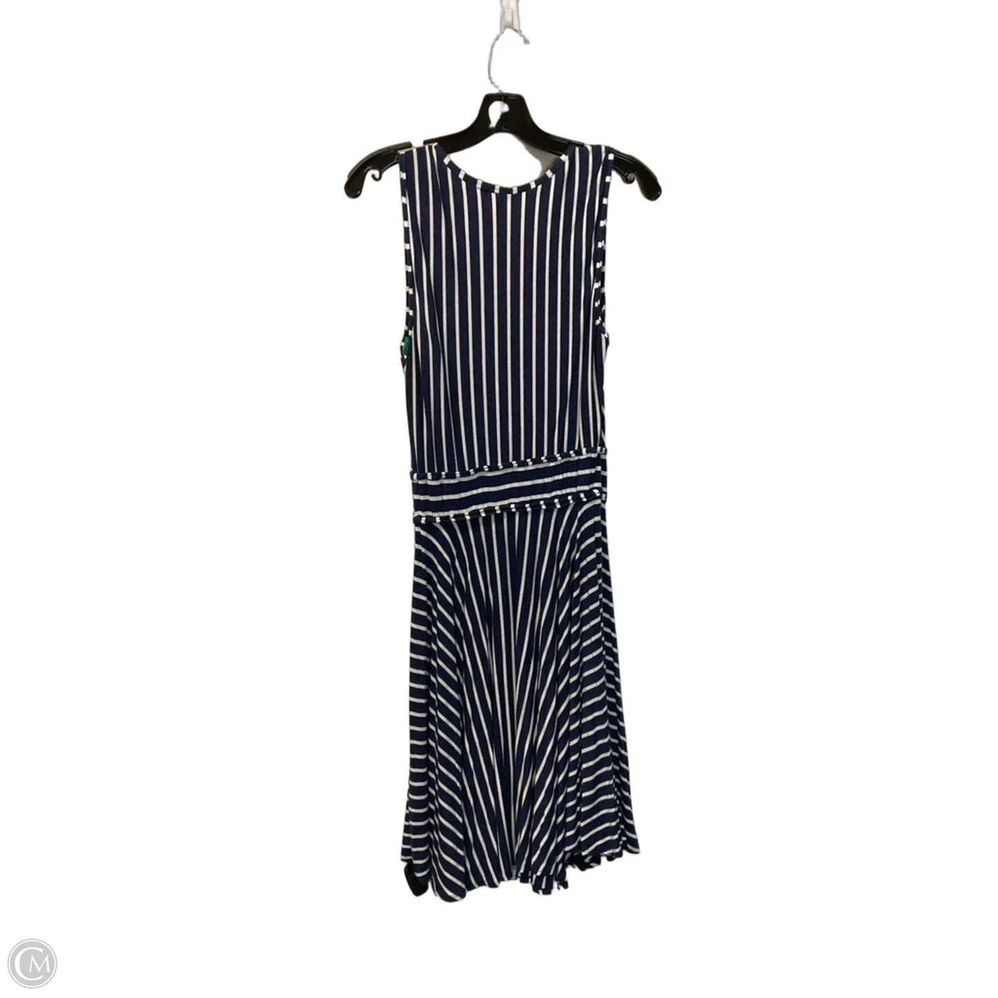 Dress Casual Midi By Max Studio In Striped Pattern, Size: L