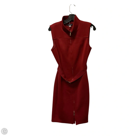 Dress Casual Midi By Tommy Hilfiger In Red, Size: 8