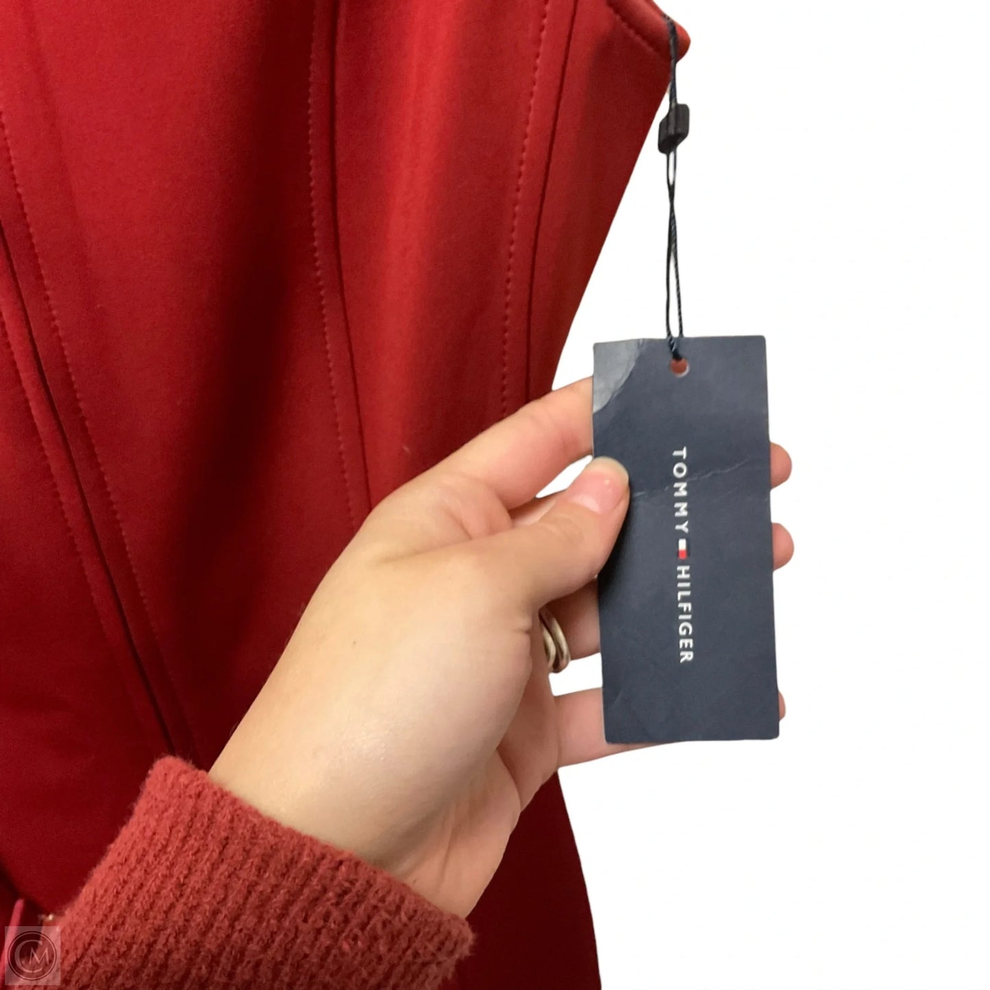 Dress Casual Midi By Tommy Hilfiger In Red, Size: 8