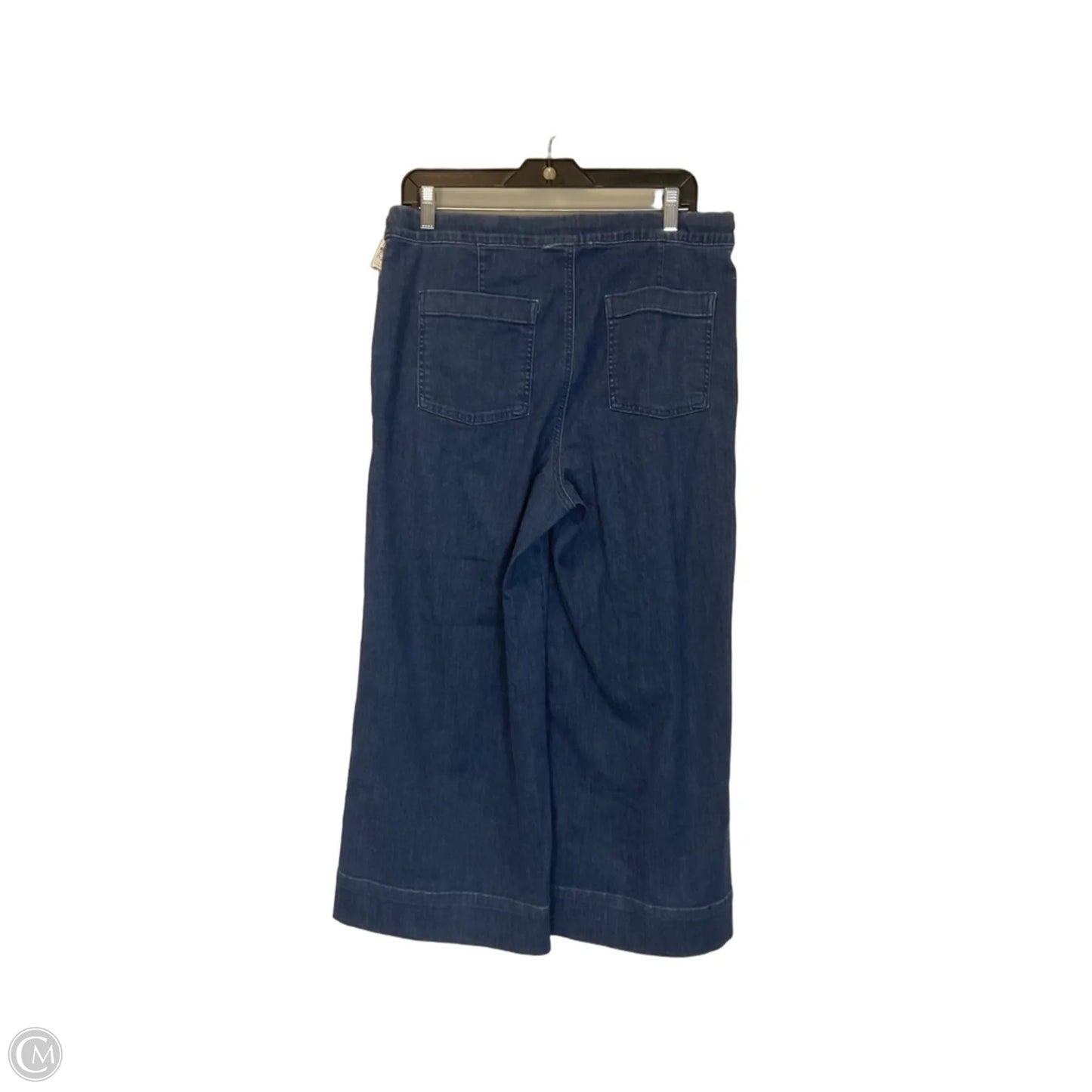 Jeans Wide Leg By Chicos In Blue Denim, Size: 8