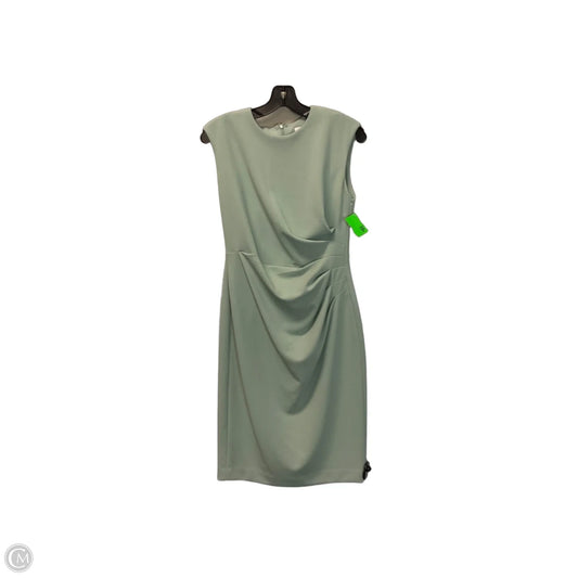 Dress Work By Calvin Klein In Green, Size: 4