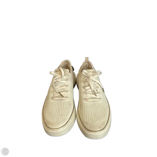 Shoes Sneakers By Skechers In Cream, Size: 8