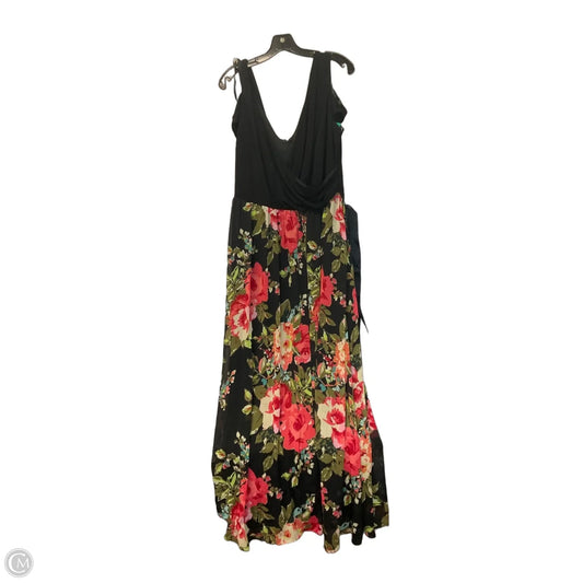 Dress Casual Maxi By Sl Fashions In Black, Size: 14