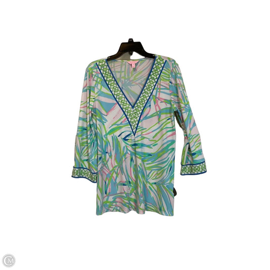 Top Long Sleeve Designer By Lilly Pulitzer In Multi-colored, Size: M