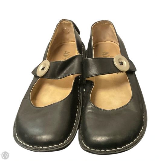 Shoes Flats By Alegria In Black, Size: 6.5