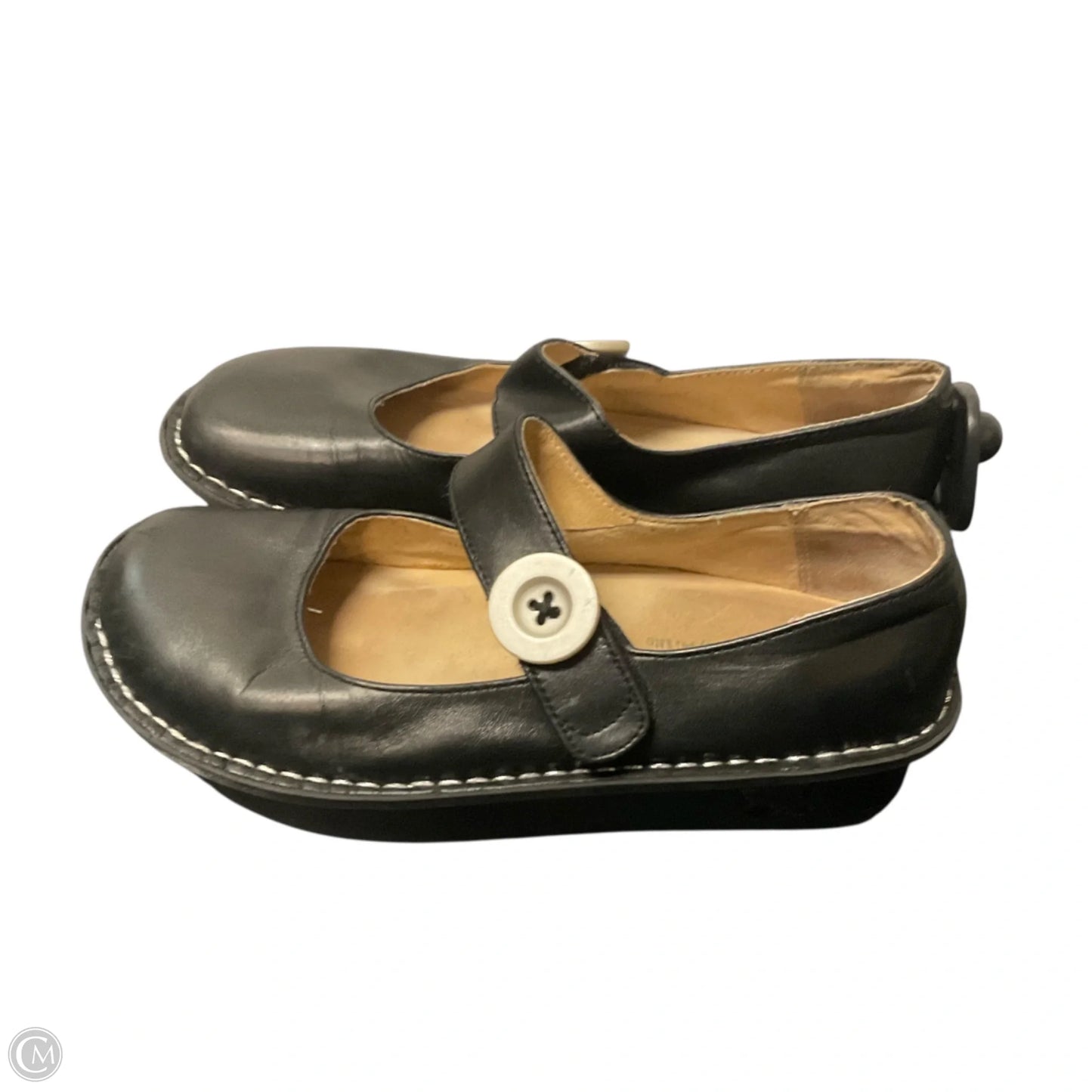 Shoes Flats By Alegria In Black, Size: 6.5