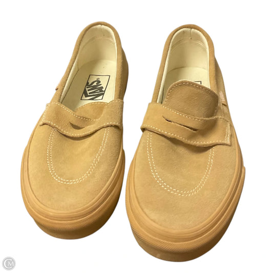 Shoes Flats By Vans In Tan, Size: 6.5
