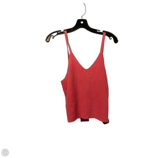 Top Sleeveless Designer By Frye In Pink, Size: M