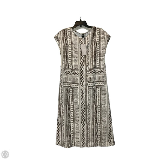 Dress Casual Maxi By Emery Rose In Brown & Cream, Size: S