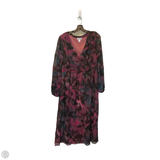 Dress Casual Maxi By Sofia By Sofia Vergara In Purple, Size: L
