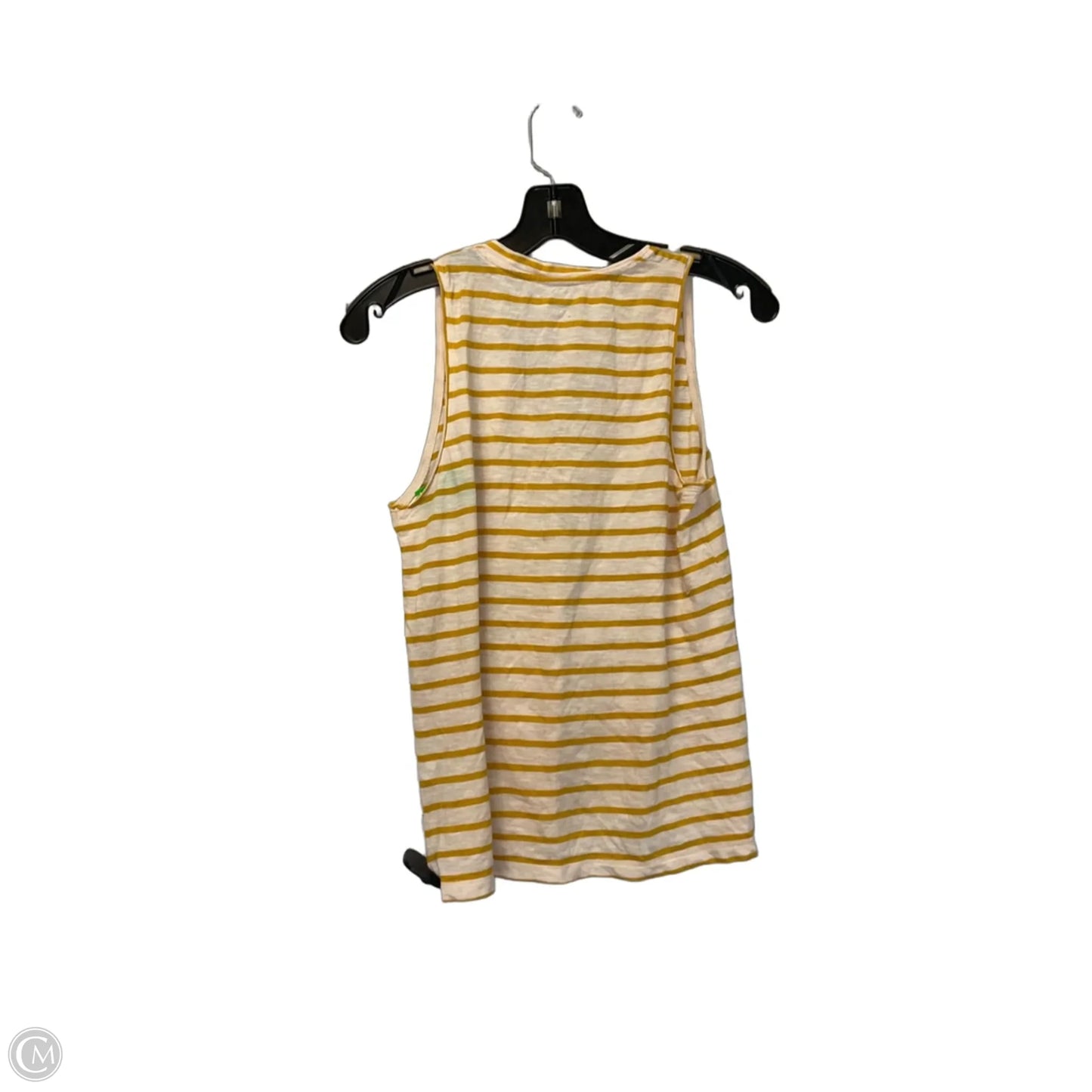 Top Sleeveless Basic By Madewell In Striped Pattern, Size: Xs