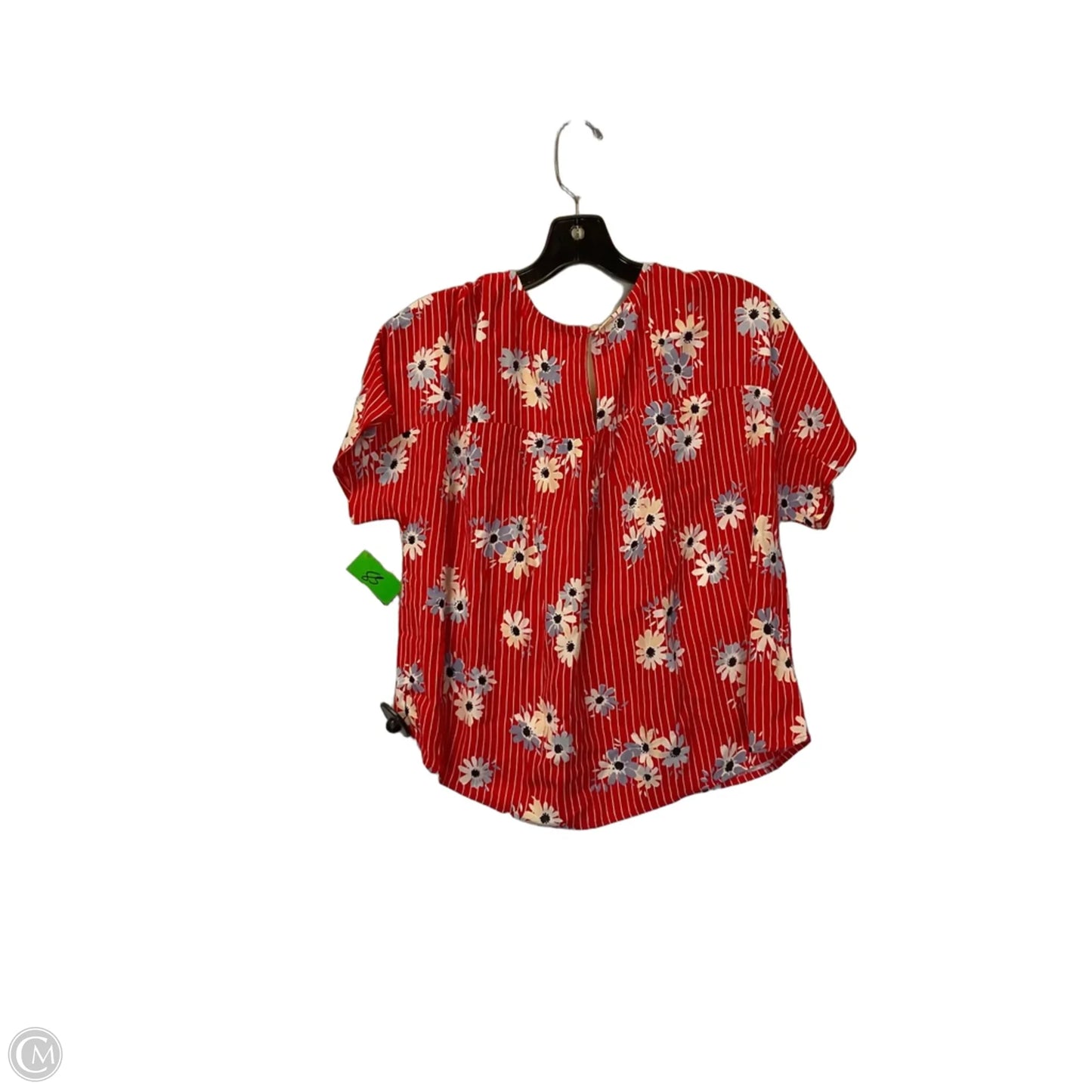 Top Short Sleeve By Madewell In Red, Size: Xxs