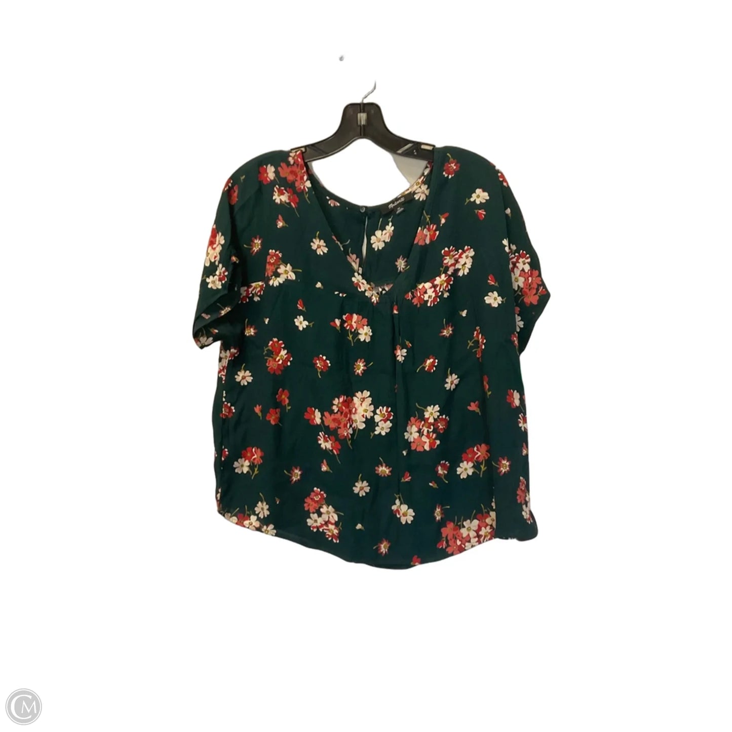 Top Short Sleeve By Madewell In Green, Size: Xs