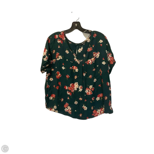 Top Short Sleeve By Madewell In Green, Size: Xs